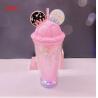 Buy cheap Ice Cup Water Bottle Children's Plastic Straw Cup from wholesalers