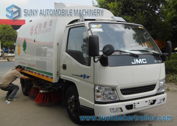 Buy cheap JMC Light Duty Road Sweeper Truck 4000L 1500KG Vacuum Street Sweeper from wholesalers