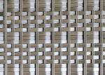 SS316 Deco Metal Architectural Woven Wire Mesh Panels 1.5 X 2mm Warp Diameter