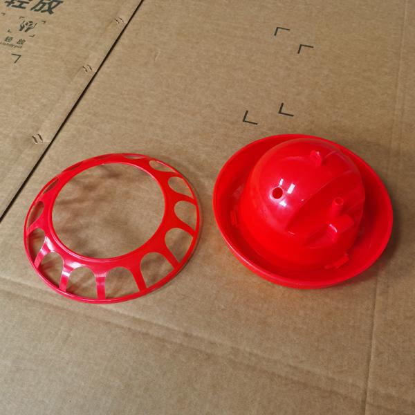Buy cheap Red Cylindrical Poultry Drinker / Plastic Water Feeder Anti Drip Constant Water Supply For Poultry from wholesalers