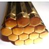 Buy cheap Customized Hexagonal CW614N Brass Rod , High Capacity Brass Hex Bar Stock from wholesalers