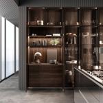Smart Complete Set Melamine Cupboards Supplies Custom Wooden Pantry Modern