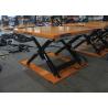 Buy cheap 1000kg Ultra Low Profile Lift Table Cart Electric Yellow Pit Free from wholesalers