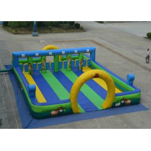 Buy cheap Inflatable race course sport game colourful Inflatable playing field for children under 12 years old product
