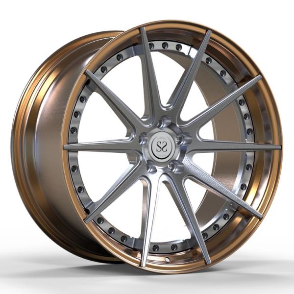 Buy cheap Painting Staggered 2 Piece Forged Rims Deep Concave 6061-T6 from wholesalers