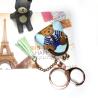 Buy cheap Cute Handmade Sliver Plated 2cm Coin Purse Wallet Keychain Glitter Leather from wholesalers