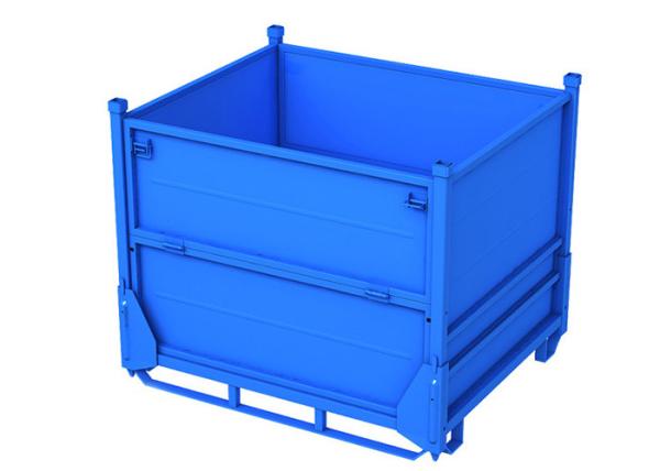 Buy cheap Q235 Steel Metal Pallet Cage Transport Stillages Customized from wholesalers
