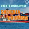 Buy cheap Shenzhen To Colombia Door To Door International Shipping Service NVOCC certified from wholesalers