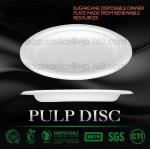dinner plate for resturants,hotels, Biodegradable Original Wheat Straw Fiber
