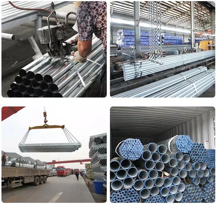 Q235 Q195 Q345 Schedule 40 Galvanized Steel Pipes For Gas