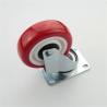 Buy cheap Red High Load 5" PU Caster Wheels JY Corrosion Resistant Caster from wholesalers