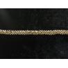 Buy cheap Golden glass beaded trimming for fashion dress from wholesalers