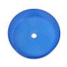Buy cheap Round 120mm Bathroom Wash Basin Glass Type Blue Colour Crystal Diamond from wholesalers