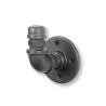 Buy cheap Wall Mounted Industrial Pipe Coat Rack Black Iron Pipe Flange 3/8" - 4" Home Decoration from wholesalers