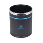 Fire resistance black/ blue pu tissue box hotel room supplies