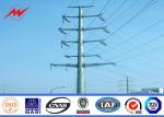 Transmission Line Galvanized Steel Tubular Pole / Outdoor Light Pole