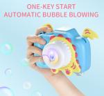 ABS Kingda Water Sprinkler Toys , Outdoor LED Music CE Camera Bubble Blower