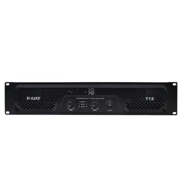 Buy cheap T12 2 X 1200w 2 Channel Amp , PA Power Amplifier Class A For Outdoor Activities / Church from wholesalers
