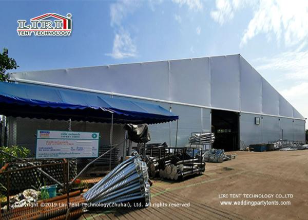 Buy cheap 40m Large Sporting Event Tents With Hard Wall PVC Doors / Industrial Outdoor Warehouse Tents from wholesalers