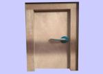 UL/BS Certified Single Leaf Laminating Wood Fire Door With Steel Frame For Hotel