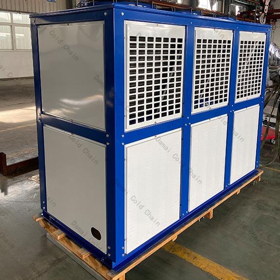 DM Industrial Air Cooler Condenser H Type Customized with Direct Drive / Axial