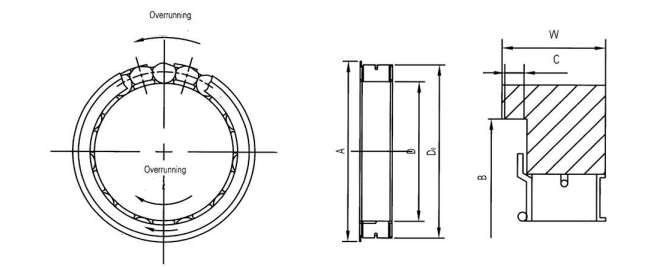 FWD331808PRB Sprag Type Clutch PRS PRB Backstop Clutch FWD331808PRS