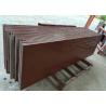 Buy cheap Red Sparkle Quartz Kitchen Countertops 26'' Wide Eased Edge Without Sink Hole from wholesalers