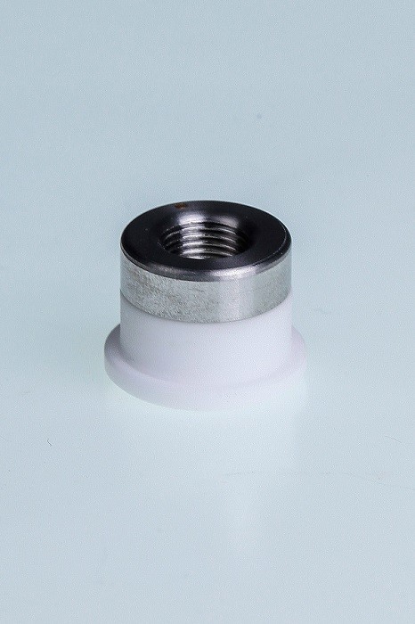 Laser Cutting D17.8M8H12.8 Laser Ceramic Nozzle Holder For 3D Laser Cutting Head