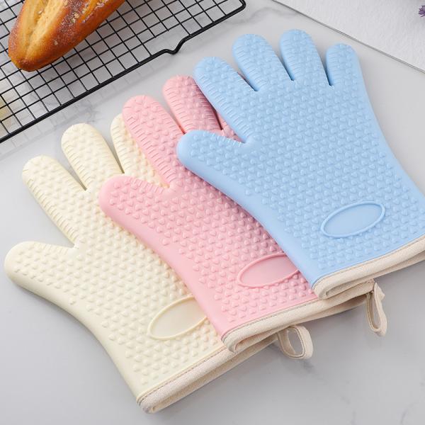 Premium Grilling Gloves BBQ Gloves Silicone Oven Mitts Premium Grilling Gloves