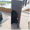 Buy cheap Outdoor Freestanding Patio Heater Portable Modern Wood Pellet Stoves 140cm from wholesalers