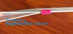 plastic double color flange zipper pull, plastic double color flange zipper