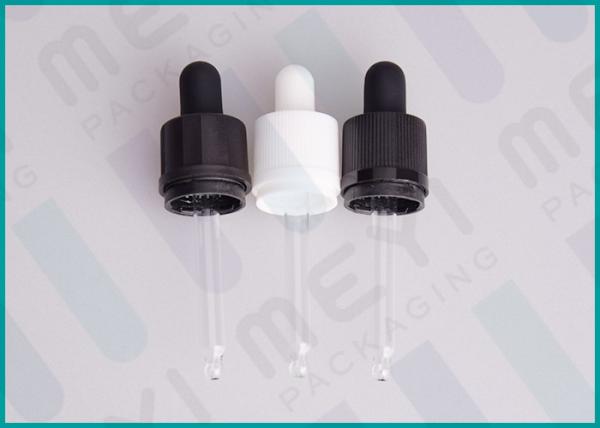 Buy cheap Childproof And Tamper Evident Plastic Dropper 18/410 For Glass E-liquid Bottles from wholesalers