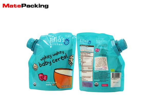 Buy cheap 100% Security Food Grade Spout Pouch Custom Logo Printing Organic Baby Food Pouches from wholesalers