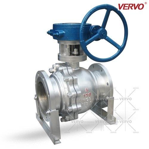 DN200 2 Piece Ball Valve 8 Inch 150LB A216 WCB RF API6D Full Bore Ball Valve