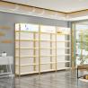Buy cheap High Metal And Wood Shelving Unit For Skin Care, Product Adjustable Display Shelves,storage and shelving units from wholesalers