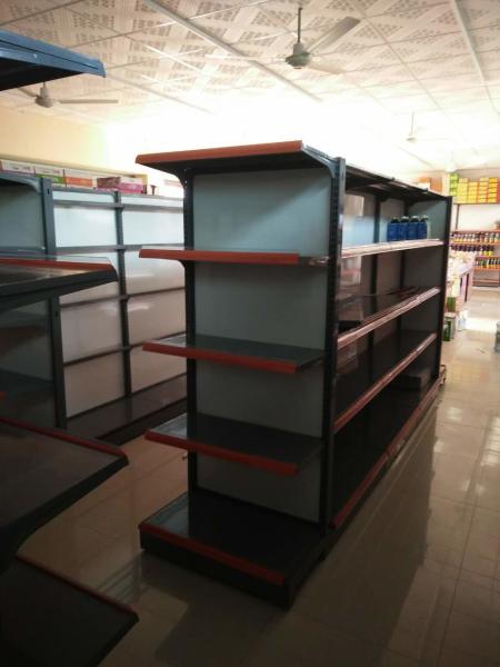Buy cheap Metal Island Supermarket Display Shelving Gondola Retail Storage Shelf For Shop from wholesalers