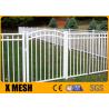 Buy cheap White Aluminum Flat Top Security Metal Fencing 6 Point Welds from wholesalers