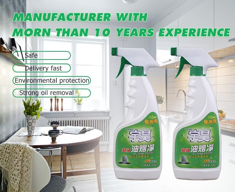 80% Range Hood Grease Stain Remover Spray