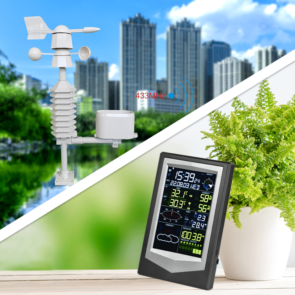 Wireless Anemometer For Accurate Wind Speed Measurement In Solar Home Weather Stations