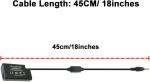 Alvin'S Cables Straight DC To DMW-DCC16 Dummy Battery Power Cable For Panasonic