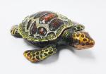 Turtle jeweled animal trinket box turtle trinket jewelry box turtles antique
