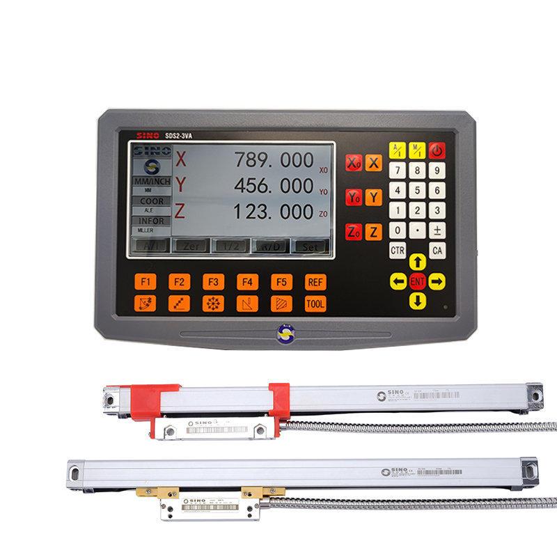 SINO SDS2-3VA 3 Axis Digital Readout Meter With KA300 Glass Linear Ruler TTL