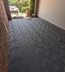 Chemical Resistant Racedeck Garage Floor Tiles Grey Garage Carpet Tiles