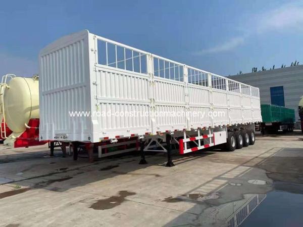 Buy cheap Mechanical Spring 3 Axle Stake Fence Trailer 13T Cargo Truck Semi Trailer from wholesalers