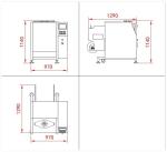 SS304 Free Flow Granulars Vertical Packing Machine 420mm