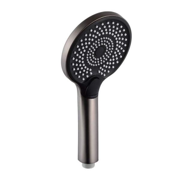 Buy cheap Fashion Style High Pressure Round Matte Black ABS Plastic Rain Shower Head For Bathroom from wholesalers