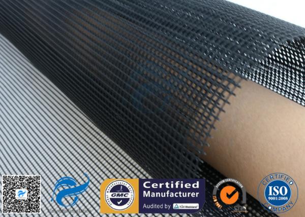Buy cheap 260℃ PTFE Coated Fiberglass Fabric 4*4MM 580GSM Black Conveyor Belt Dryer from wholesalers
