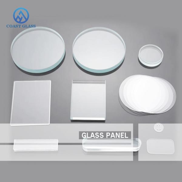 Buy cheap Flat Glass Cut To Size Small Hole Drilling 80mm thick Cut Small Disc from wholesalers