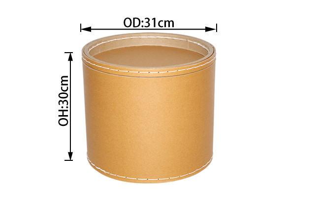 Sturdy Seamless Paper Fiber Drum Metal Free 5 Gallon Fiber Drum