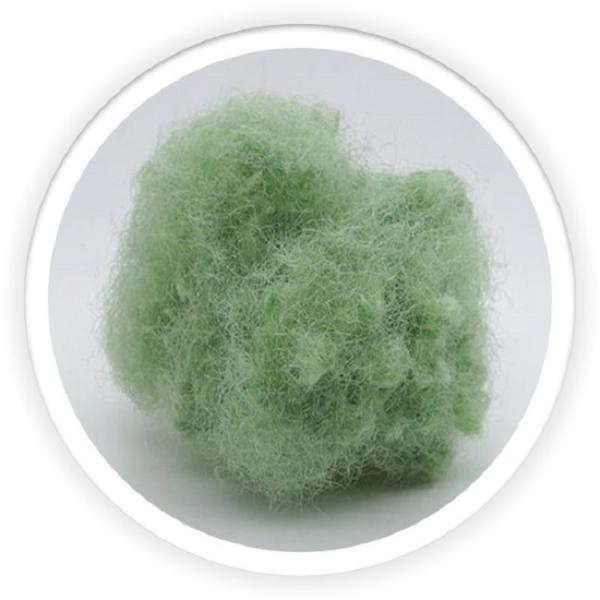 Buy cheap 15D 32mm Dope Dyed Polyester Raw Material For Acoustic Panels from wholesalers